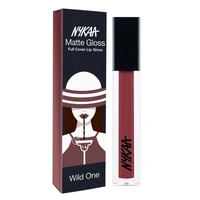 NYKAA Nykaa 8 Hour Lasting Full Cover Matte Gloss - Wild One