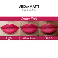 NYKAA Nykaa All Day Matte Waterproof, Transfer Proof, 12H Liquid Lipstick - Dream Wife
