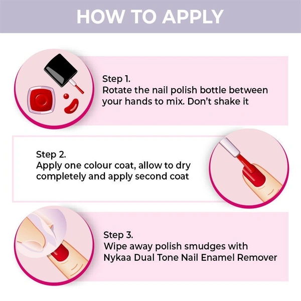 NYKAA Nykaa Cookie Crumble Nail Enamel Polish - Mulberry Granola 254