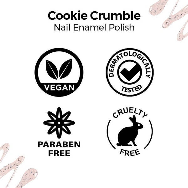 NYKAA Nykaa Cookie Crumble Nail Enamel Polish - Caramel Cracker 253