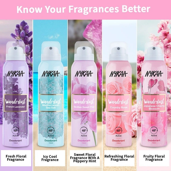 Wanderlust Deodorant Spray - Country Rose