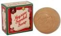 Mysore Sandal Rose Jasmine Sandal Soap (150 G X 3) With Shower Brush (4 Items in the set) - 1
