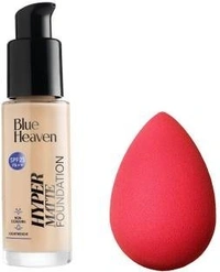 BLUE HEAVEN Hyper Matte - 101 Vanilla Foundation (With Blonder, 30 ml)