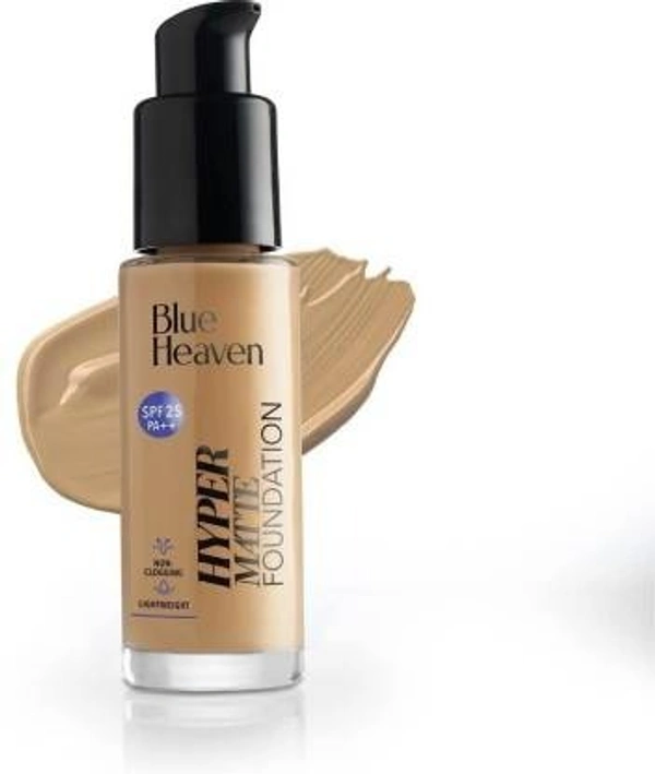 BLUE HEAVEN Hyper Matte Foundation (Caramel 701) Foundation (Caramel, 30 ml)