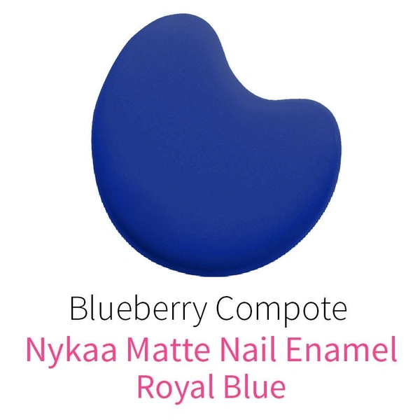 Nykaa Matte Nail Enamel Polish - Blueberry Compote 119