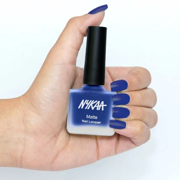 Nykaa Matte Nail Enamel Polish - Blueberry Compote 119