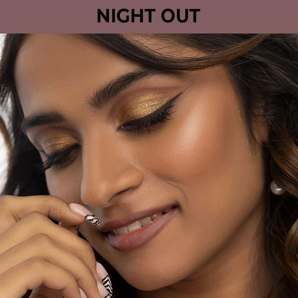 NYKAA Nykaa Cosmetics Eyes On Me! 4 in 1 Quad Eyeshadow Palette - Night Out