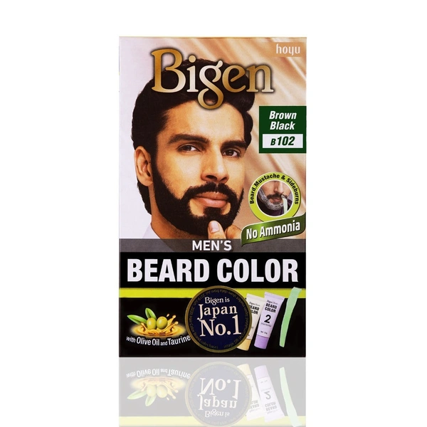 BIGEN Bigen Mens Beard Colour - Brown Black B102