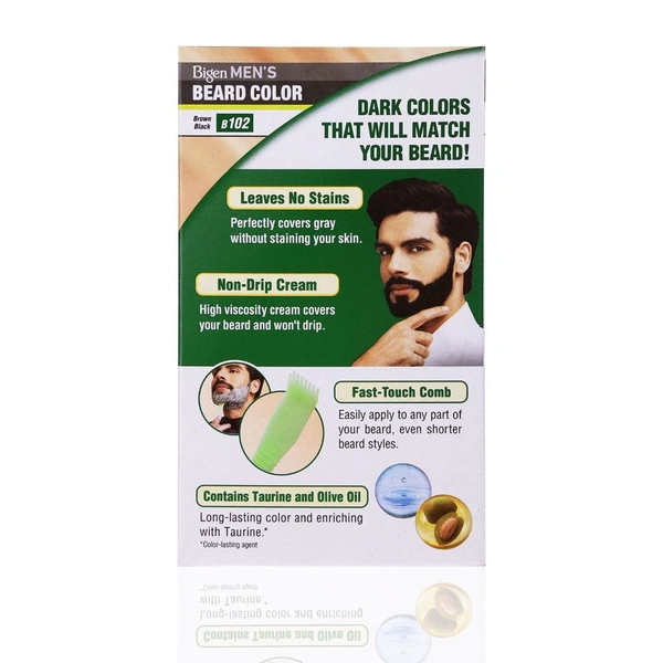 BIGEN Bigen Mens Beard Colour - Brown Black B102