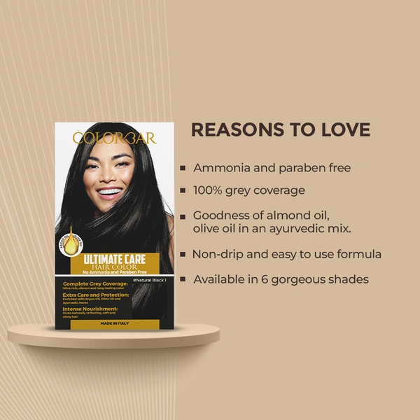 Colorbar COLORBAR Black , NATURAL BLACK-HAIR COLOR () - 1
