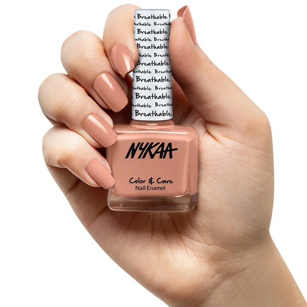 Nykaa Breathable Nail Enamel - Peach Pause - 319