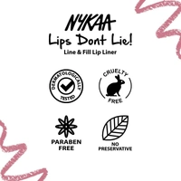 NYKAA Nykaa Lips Don't Lie! Waterproof Line & Fill Lip Liner - Spice Girl 15