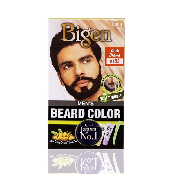 BIGEN Bigen Mens Beard Colour - Dark Brown B103
