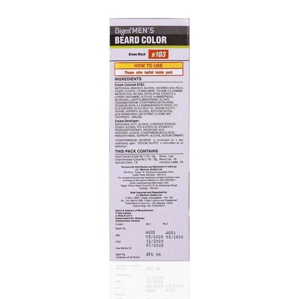 BIGEN Bigen Mens Beard Colour - Dark Brown B103