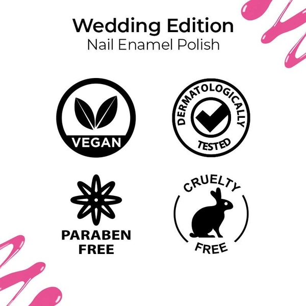 Nykaa Wedding Edition Nail Enamel Polish - Strawberry Soda 267