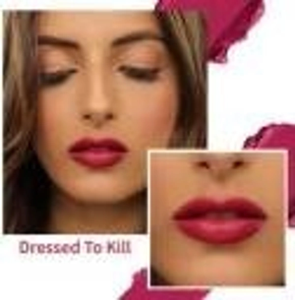 NYKAA So Creme! Creamy Matte Lipstick - Dressed to Kill (Red, 4.2 g) - 1