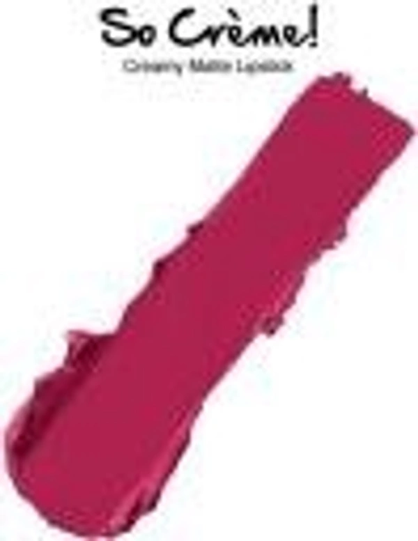 NYKAA So Creme! Creamy Matte Lipstick - Dressed to Kill (Red, 4.2 g) - 1