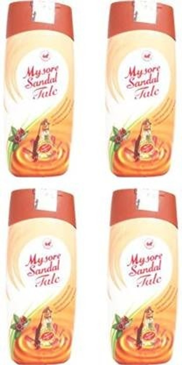 MYSORE SANDAL Sandal Talc (100x4) (4 x 100 g)