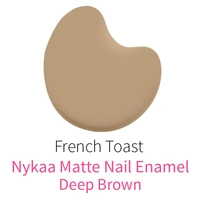 NYKAA Nykaa Matte Nail Enamel Polish - French Toast 158