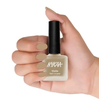 NYKAA Nykaa Matte Nail Enamel Polish - French Toast 158