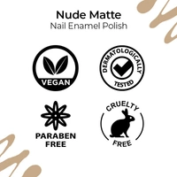 NYKAA Nykaa Matte Nail Enamel Polish - French Toast 158