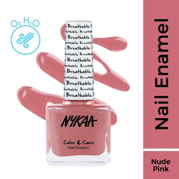 NYKAA Nykaa Breathable Nail Enamel - Easy Nude - 320