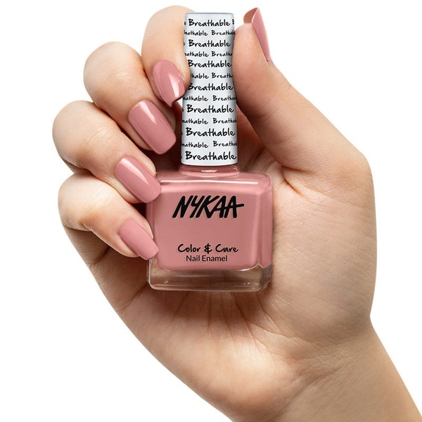NYKAA Nykaa Breathable Nail Enamel - Easy Nude - 320