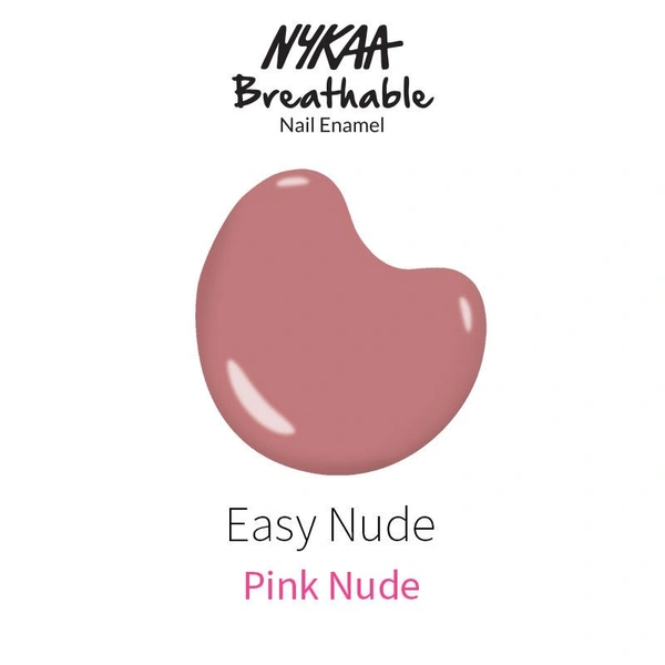 NYKAA Nykaa Breathable Nail Enamel - Easy Nude - 320