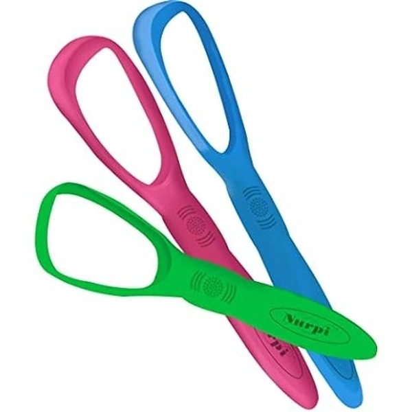 Stnemrag Plastic Tongue Cleaner (Pack of 5)