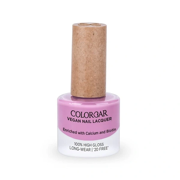  COLABRAR  COLORBAR VEGAN NAIL LACQUER (On D Mauve - 068)+ remover (2 Items in the set)