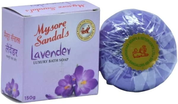 MYSORE SANDAL Lavender Luxury Bath Soap (3 x 150 g)