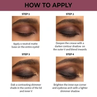 NYKAA Nykaa Cosmetics Eyes On Me! 4 in 1 Quad Eyeshadow Palette - Wine & Dine