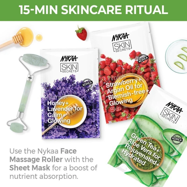 NYKAA Nykaa Skin Secrets Exotic Indulgence Charcoal + Bamboo Sheet Mask