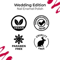 NYKAA Nykaa Wedding Edition Nail Enamel Polish - Cherry On Top 272