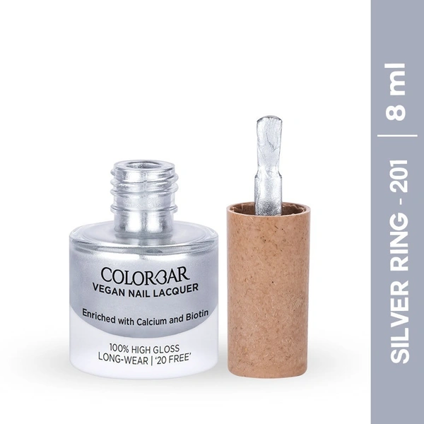 Colorbar Vegan Nail Lacquer - Silver Ring