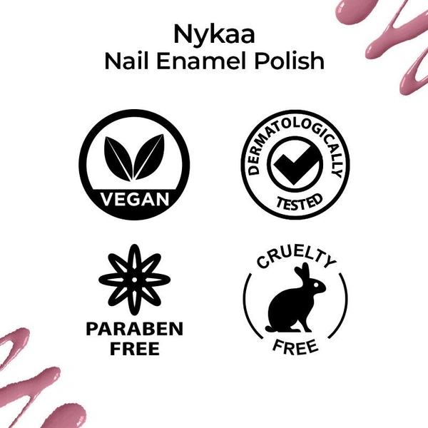 NYKAA Nykaa Nail Enamel Polish - Dusky Azalea 129