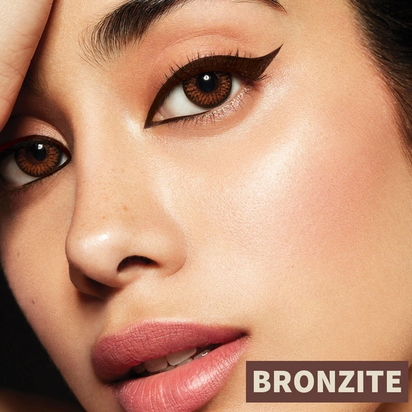 NYKAA Nykaa GLAMOReyes Waterproof & Smudgeproof Colored Kajal Eyeliner Eye Pencil - Bronzite