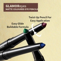 NYKAA Nykaa GLAMOReyes Waterproof & Smudgeproof Colored Kajal Eyeliner Eye Pencil - Bronzite