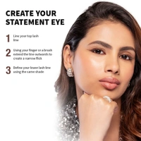 NYKAA Nykaa GLAMOReyes Waterproof & Smudgeproof Colored Kajal Eyeliner Eye Pencil - Bronzite