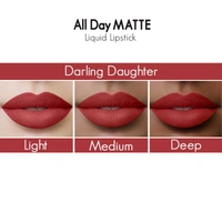 NYKAA Nykaa All Day Matte Waterproof, Transfer Proof, 12H Liquid Lipstick - Darling Daughter