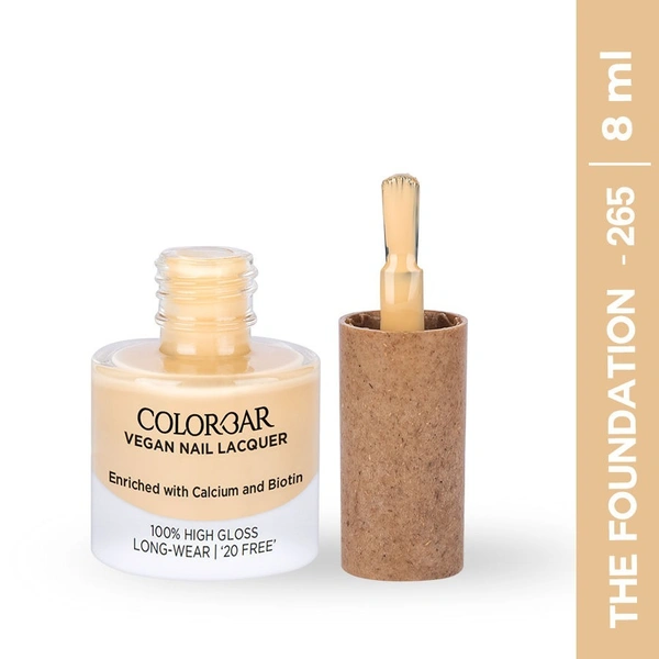 COLORBAR VEGAN NAIL LACQUER (The Foundation-265) 8ML Brown ()