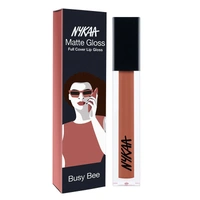 NYKAA Nykaa 8 Hour Lasting Full Cover Matte Gloss - Busy Bee
