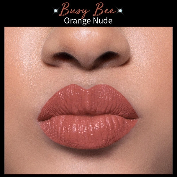 NYKAA Nykaa 8 Hour Lasting Full Cover Matte Gloss - Busy Bee