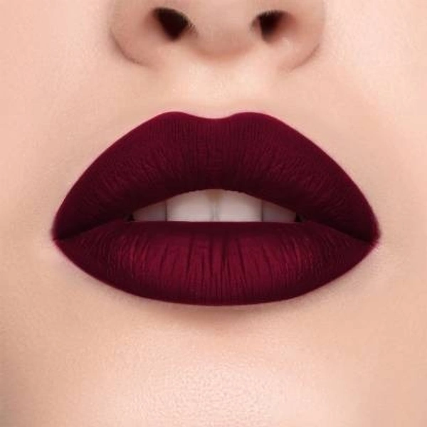 COLORBAR Powerkiss Vegan Matte Lipcolor - Show Down 001 (maroon, 5 ml) - 1