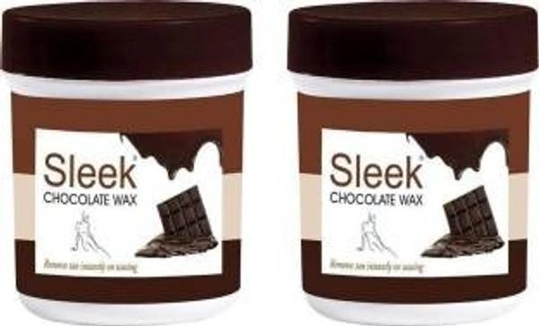 Sleek Chocolate Wax (250 Gm X 2PC) Wax (500 g, Set of 2)