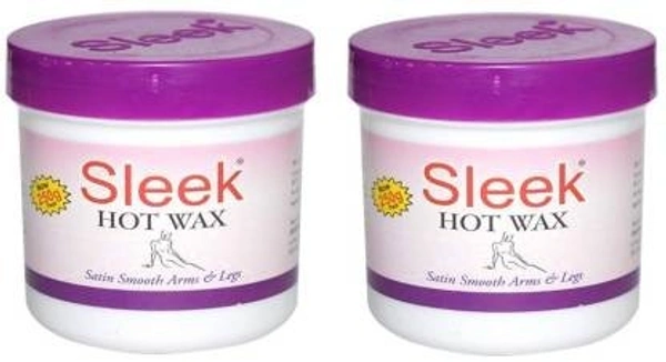 Sleek Hot Wax (250 Gm X 2PC) Wax (500 g, Set of 2)