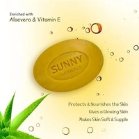 Sunny SUNNY Turmeric Soap (75 GM X 4 PC) (4 x 75 g) - Yellow