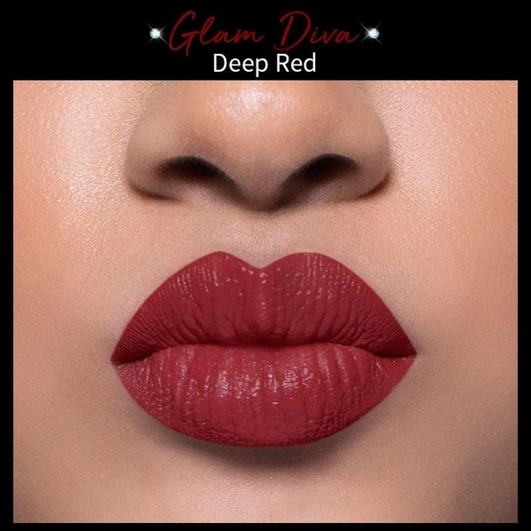 Nykaa 8 Hour Lasting Full Cover Matte Gloss - Glam Diva