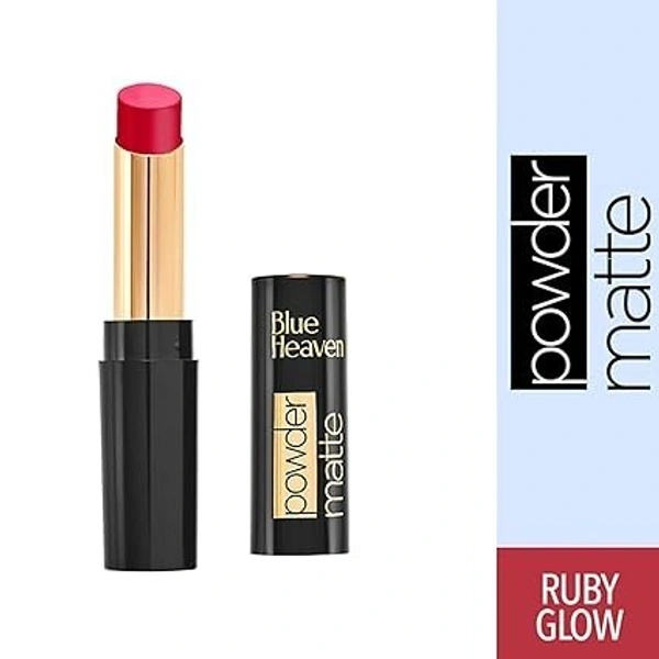 BLUE HEAVEN Powder Matte Ruby Glow (Pink, 3.5 g) - 1