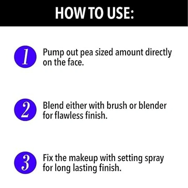 BLUE HEAVEN Hyper Matte  Foundation (NATURAL, 30 ml)